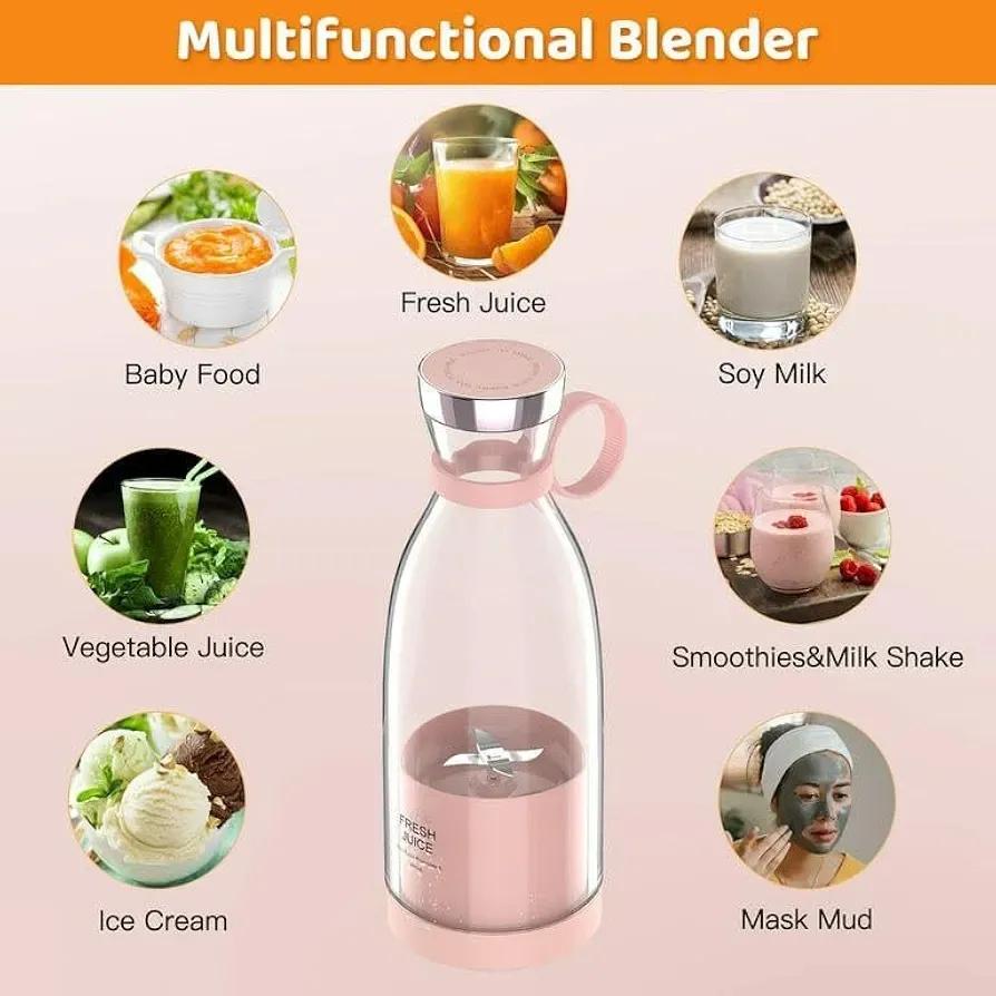 Portable Fresh Juice Blender Bottle