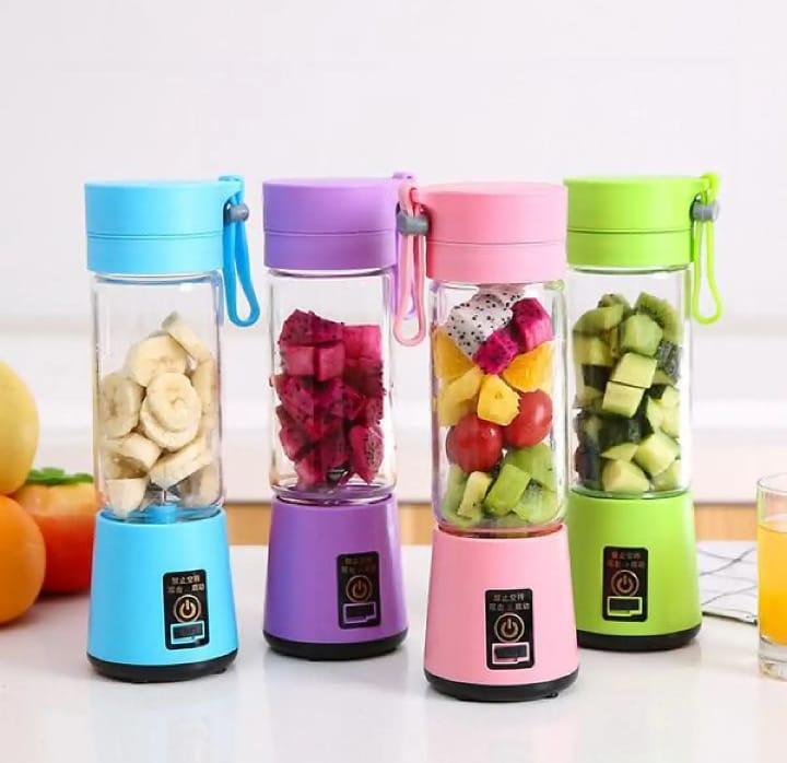 Portable USB Electric Blender & Fruit Juicer 6 blade ABS