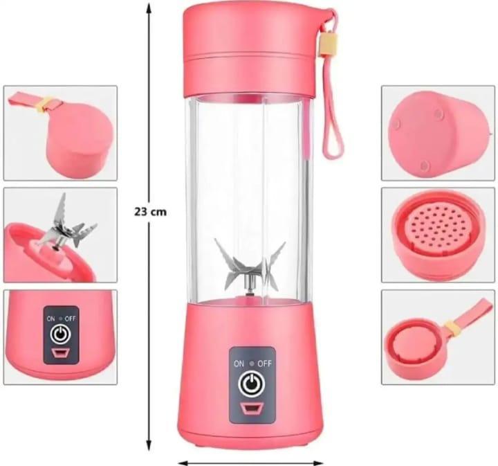 Portable USB Electric Blender & Fruit Juicer 6 blade ABS